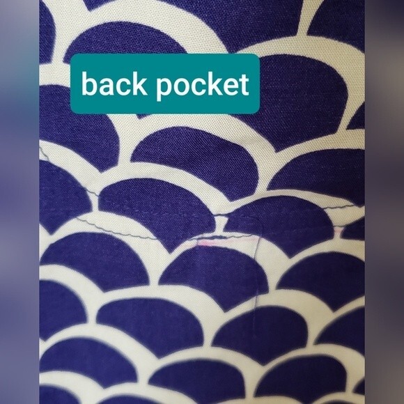 Anthropologie Women's Blue Jogger Pant with Beading Size Small - Picture 8 of 13